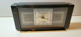 Vintage Deco Mid Century Modern Airguide Barometer