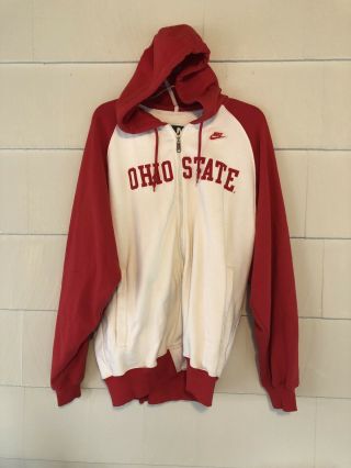 Nike Team Sports Ohio State University Stitched Logo Full Zip Men 