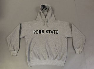 Penn State Unisex Adult Champion Pullover Hoodie Ab3 Gray Medium