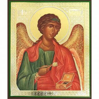 Archangel Raphael Christian Orthodox Icon 6 1/4 " X5 "