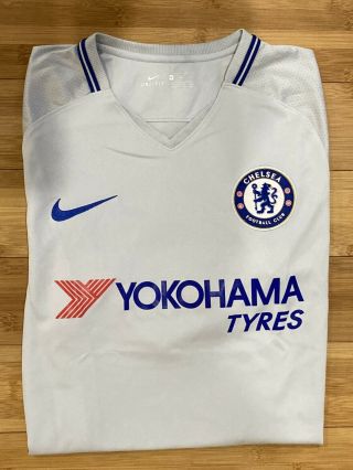 Men’s Nike Chelsea Fc Away Stadium Jersey / Size Medium / 2017 - 18 / Cream