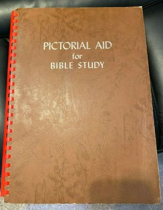 Vintage Art 1956 Pictorial Aid For Bible Study,  Review And Herald Publishing.
