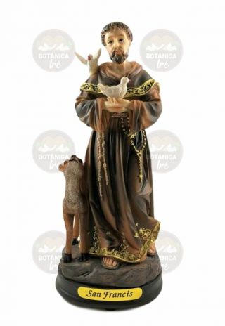 St Saint Francis Of Assisi Statue 8 "