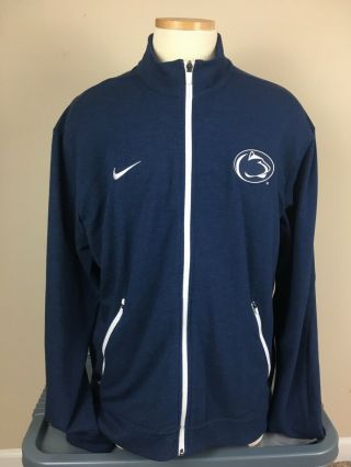 Nike Penn State Nittany Lions Dri Fit Full Zip Jacket Men’s Size Xl