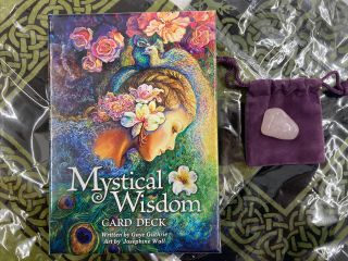Mystical Wisdom Tarot Set - Plus Tree Of Life Layout Cloth,  Quartz & Bag