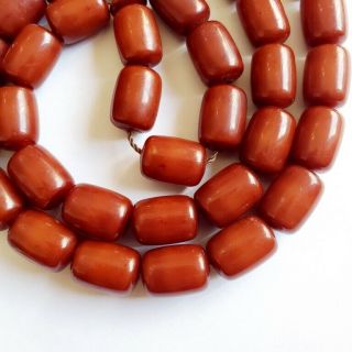 OLD german 33 amber bakelite Prayer Beads komboloi beads فاتوران faturan Rosary 2