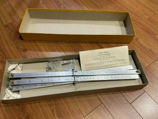 Vintage Metal Pantograph 1290 For Enlarging - Reducing @ Instructions Box