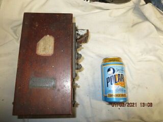 Vintage Leeds & Northrup Co.  Light Beam Galvanometer In Wood Case.