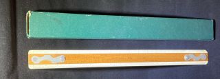 Vintage Keuffel & Esser Ruler 1376p - 19 Drafting Machine Scale 18” Paragon W/ Box