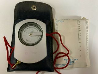 Vintage Suunto Pm - 5/360 Pc Clinometer With Case