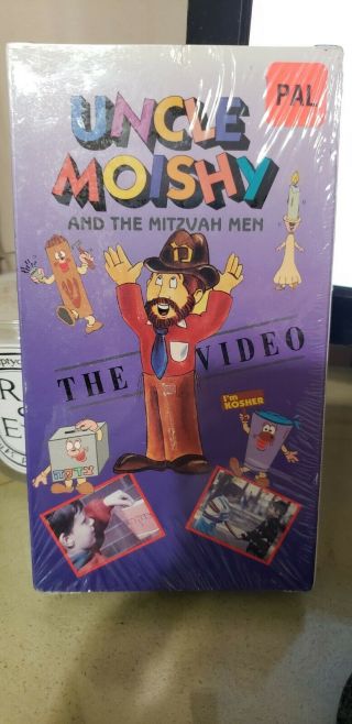 Jewish " Uncle Moishy The Video " Vhs Judaica Kids Sing A Long Look