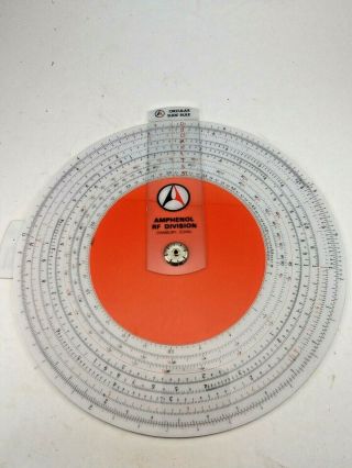 Vintage Radio Transmission Line Calculator Smith Chart /circular Slide Rule