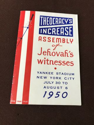 Watchtower - 1950 Convention Program