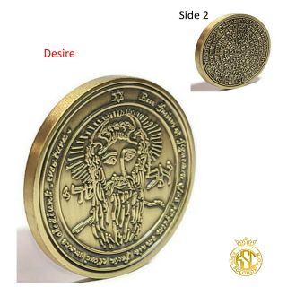 King Solomon Seal Coin Kabbalah 72 Names Of God First Pentacle Of The Sun