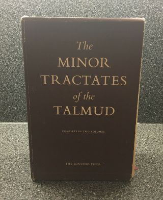 Judaica Books The Minor Tractates Of The Talmud Soncino Press 1965