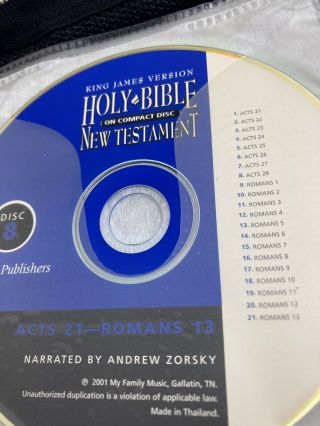 King James Holy Bible Complete 54 Audio Cds Narrated By Andrew Zosky 3