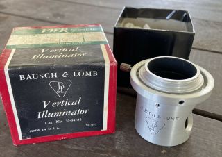 2.  5” Vintage Bausch & Lomb Vertical Illuminator