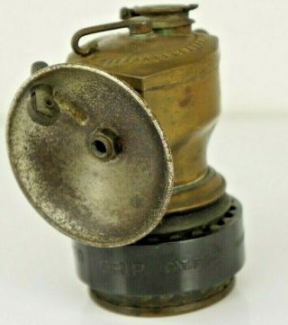 Streamlined Justrite Miner’s Carbide Lamp With Air Cooled Grip