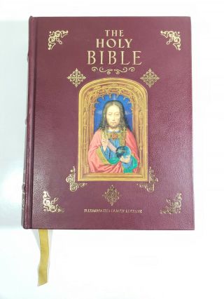 The Holy Bible Illuminated Family Edition Thunder Bay Press 2000 Kjv Full - Color