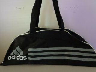 Adidas Tennis Racket Bag Black - White Color Size Large 32 " X9 " X7.  5 "