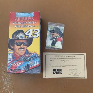 Richard Petty The Legend 1958/1992 Vhs Tape And Limited Edition Collector 