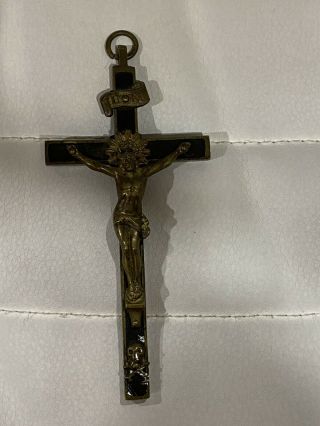 Antique 1800 ' s Crucifix 5 