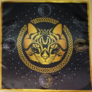 Tablecloth Decorative Predictive Black Cat Medium