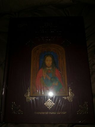 The Holy Bible Illuminated Family Edition Thunder Bay Press 2000 Kjv Full - Color