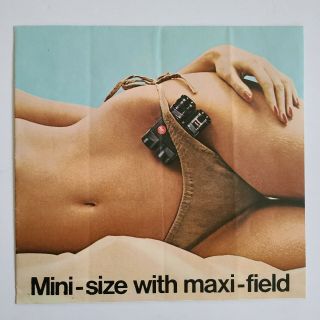 Vintage Leitz Trinovid Binoculars Product Specifications Brochure Ad Mini Poster 3