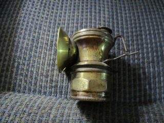 Brass Coal Miners Carbide Head Lamp Auto Lite Universal Lamp With Hat Hook