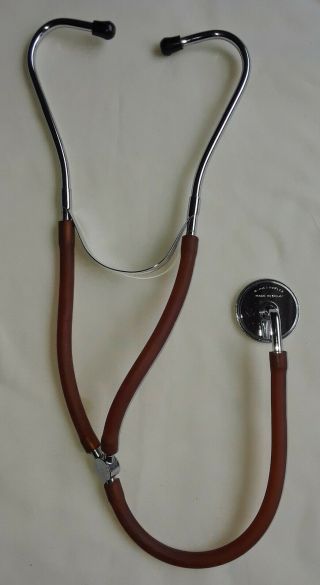 Medics Bowles Stethoscope Made In Usa Vintage Antique Medical Doctor Tool
