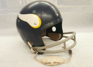 Vintage Rawlings HNFL Air - Flo Minnesota Vikings NFL logo Helmet - Medium U.  S.  A 2