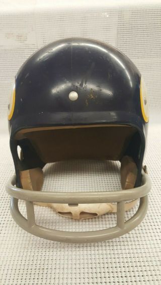 Vintage Rawlings HNFL Air - Flo Minnesota Vikings NFL logo Helmet - Medium U.  S.  A 3