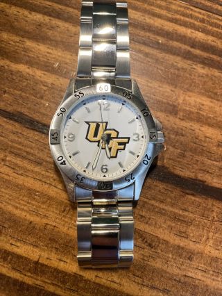 UCF University of Central Florida Knights Mens Watch Stainless Steel 2