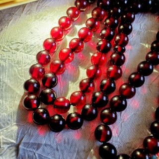 99 German Cherry Amber Bakelite Komboloi Beads Prayer Beads فاتوران Faturan