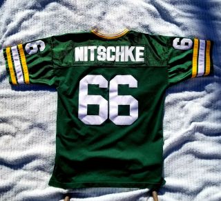 Vintage Champion Ray Nitschke Green Bay Packers Green Jersey