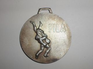 Wrestling 2nd Place Silver Medal Fila 1981 Bulgaria International Champ Award