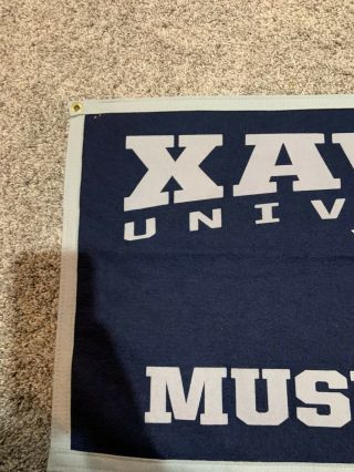Xavier University Musketeers Felt Wall Banner 18 