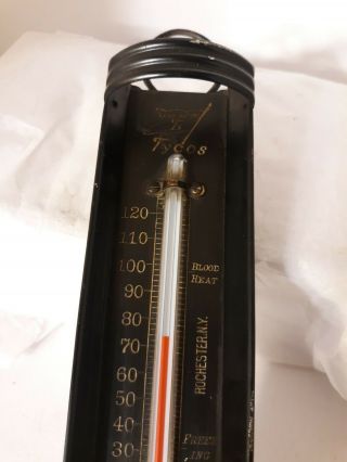 Vtg Tycos Taylor Accuratus Bath Thermometer Rochester NY Metal Scientific Inst. 2