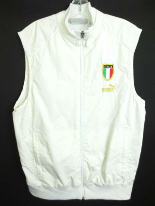 Puma Italy National Team Football Soccer Vest Insulated Size Medium