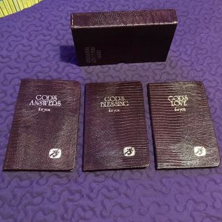Jimmy Swaggart Ministries Books Vintage Box Set Of 3 Bonded Leather