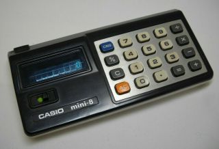 Vintage Casio Mini - 8 Electronic Calculator