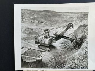 Marion Power Shovel 191 - M - Pima Mining Arizona - Orig 70s B&w Photo Print 8x10
