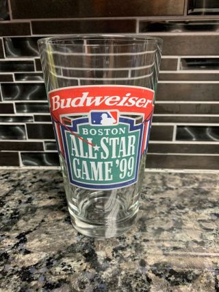 Budweiser Mlb Baseball 1999 All Star Game Boston Red Sox Fenway Park Glass Frshp