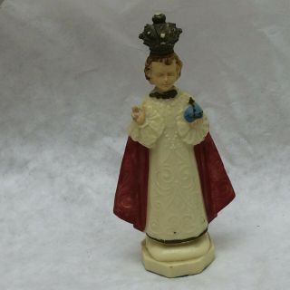 Vintage Infant Of Prague Statue Made In Italy