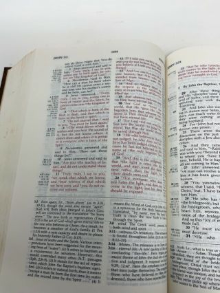 The Ryrie Study Bible American Standard Hardcover Red Letter 1978 Edition 3