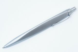 Triangular Shaped Zyvox Drug Rep Pharmaceutical Heavy Metal Clicker Pen 3