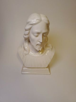 Vintage Head Bust Of Jesus.  8”.  Spiritually Majestic Piece