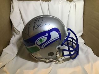 Nfl Seattle Seahawks Riddell Football Mini Helmet - Size 3 5/8 - Jon Kitna.