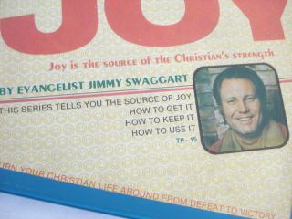 Vintage 70 ' s THE SECRET OF CHRISTIAN JOY Jimmy Swaggart 6 Cassette Tape Set HTF 2